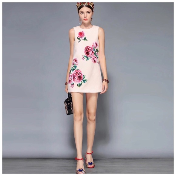 🆕 The Chalina Light Pink Dress & Cape Set - Picture 3 of 7